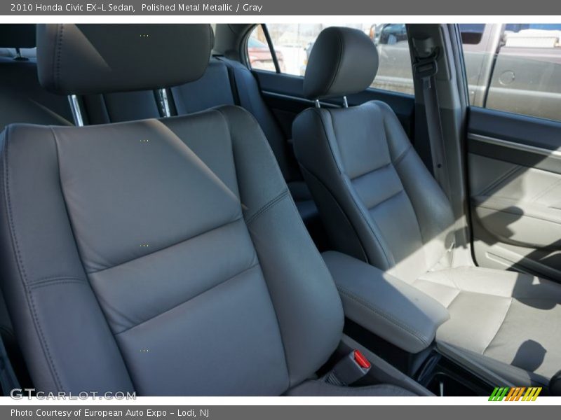 Polished Metal Metallic / Gray 2010 Honda Civic EX-L Sedan