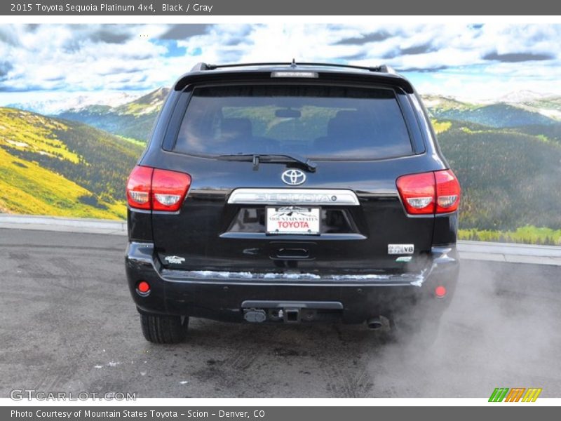 Black / Gray 2015 Toyota Sequoia Platinum 4x4
