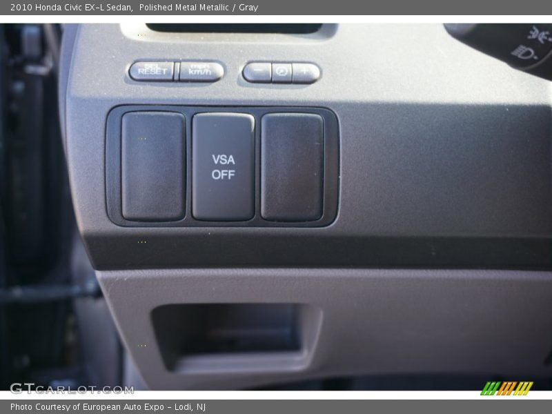 Polished Metal Metallic / Gray 2010 Honda Civic EX-L Sedan