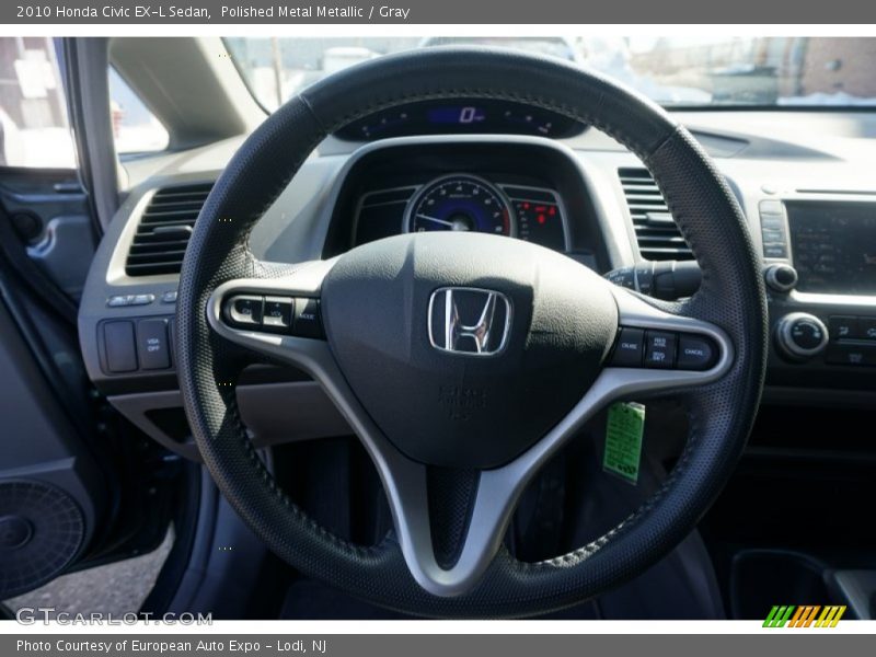 Polished Metal Metallic / Gray 2010 Honda Civic EX-L Sedan