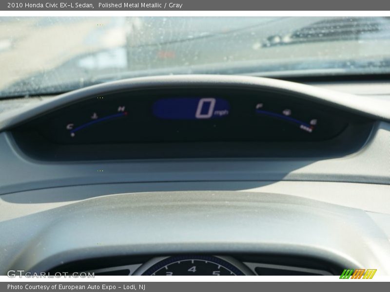 Polished Metal Metallic / Gray 2010 Honda Civic EX-L Sedan