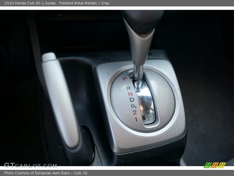 Polished Metal Metallic / Gray 2010 Honda Civic EX-L Sedan