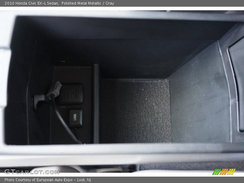 Polished Metal Metallic / Gray 2010 Honda Civic EX-L Sedan