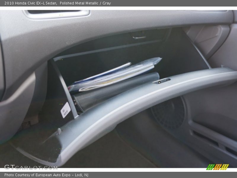 Polished Metal Metallic / Gray 2010 Honda Civic EX-L Sedan