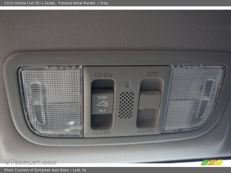 Polished Metal Metallic / Gray 2010 Honda Civic EX-L Sedan