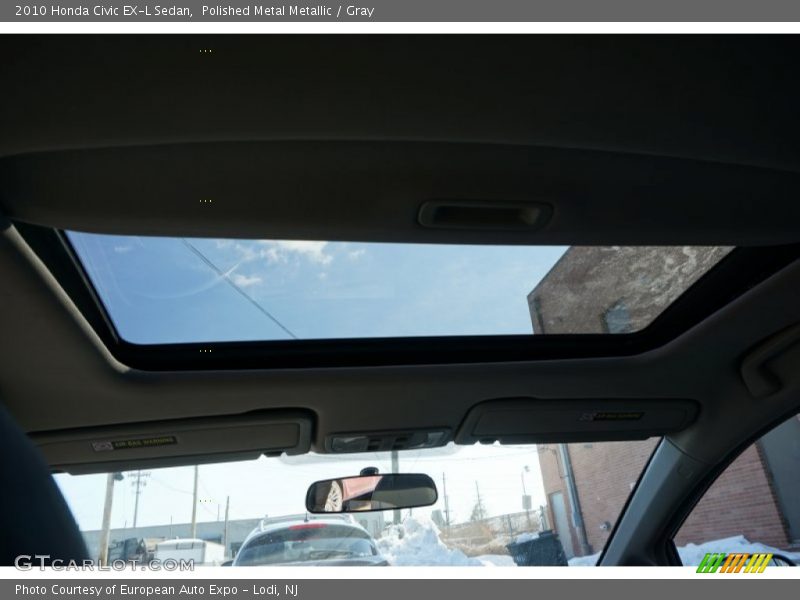Polished Metal Metallic / Gray 2010 Honda Civic EX-L Sedan