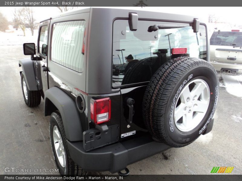 Black / Black 2015 Jeep Wrangler Sport 4x4