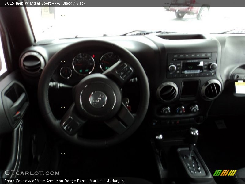 Black / Black 2015 Jeep Wrangler Sport 4x4