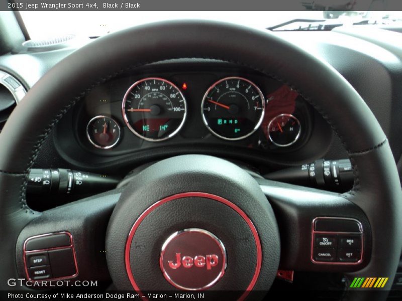 Black / Black 2015 Jeep Wrangler Sport 4x4