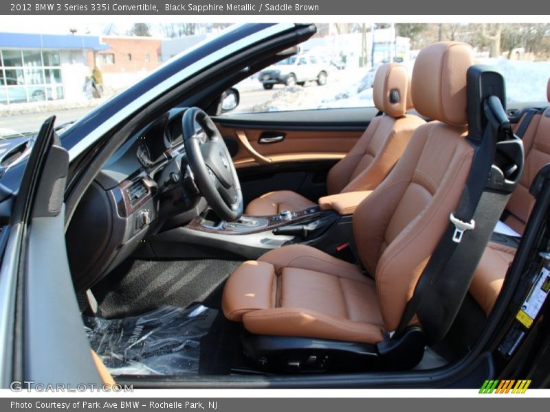  2012 3 Series 335i Convertible Saddle Brown Interior