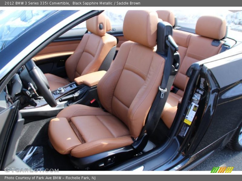 Front Seat of 2012 3 Series 335i Convertible