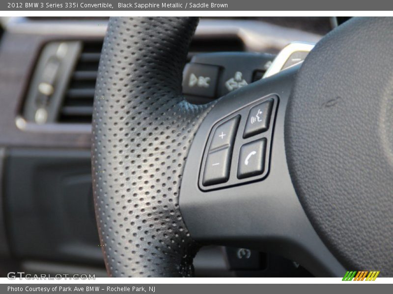 Controls of 2012 3 Series 335i Convertible