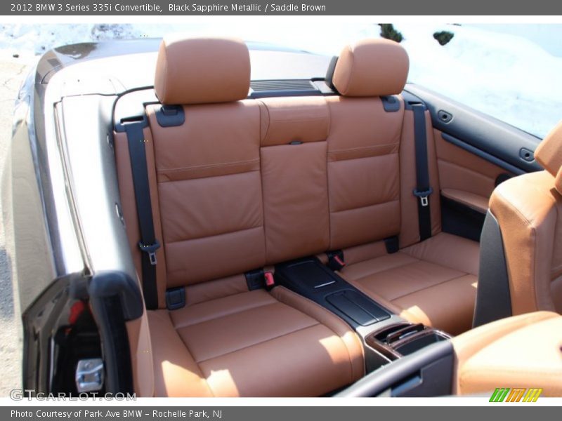 Rear Seat of 2012 3 Series 335i Convertible