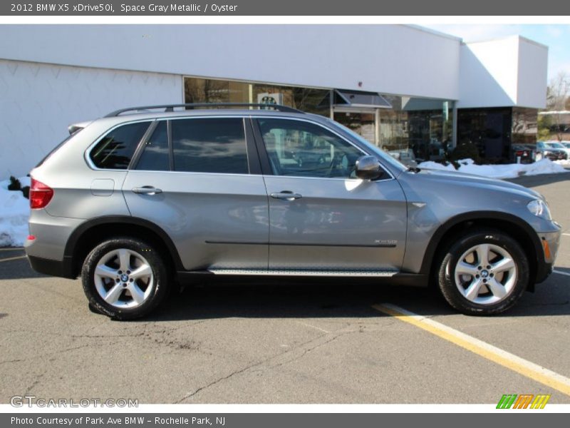 Space Gray Metallic / Oyster 2012 BMW X5 xDrive50i