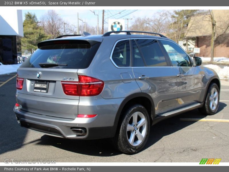Space Gray Metallic / Oyster 2012 BMW X5 xDrive50i