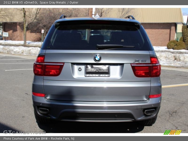 Space Gray Metallic / Oyster 2012 BMW X5 xDrive50i