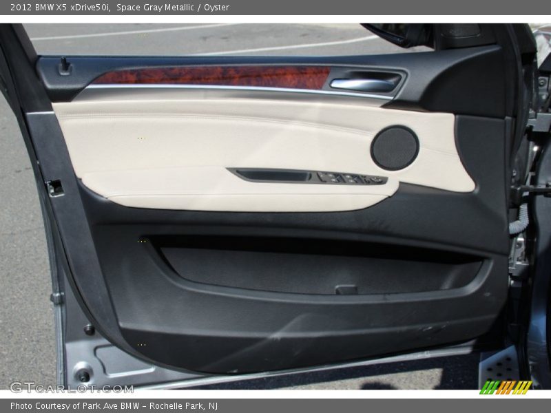 Space Gray Metallic / Oyster 2012 BMW X5 xDrive50i