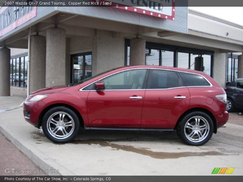 Copper Red Mica / Sand 2007 Mazda CX-7 Grand Touring