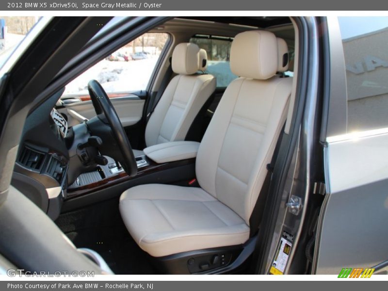 Space Gray Metallic / Oyster 2012 BMW X5 xDrive50i