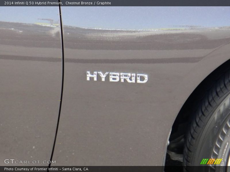 Chestnut Bronze / Graphite 2014 Infiniti Q 50 Hybrid Premium