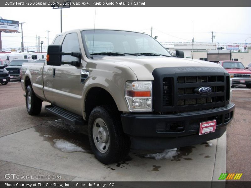 Pueblo Gold Metallic / Camel 2009 Ford F250 Super Duty XL SuperCab 4x4