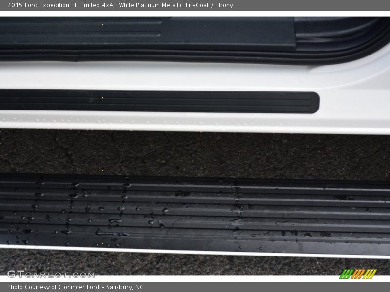 White Platinum Metallic Tri-Coat / Ebony 2015 Ford Expedition EL Limited 4x4