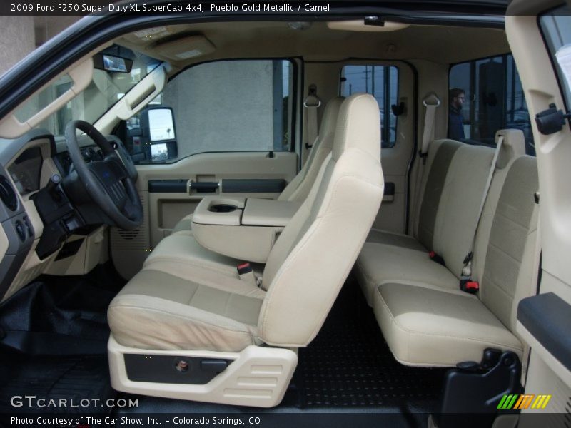 Pueblo Gold Metallic / Camel 2009 Ford F250 Super Duty XL SuperCab 4x4