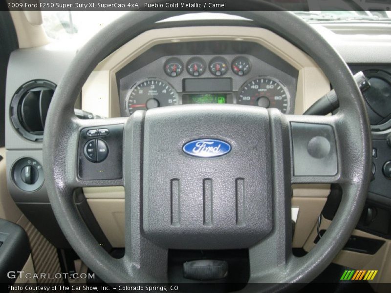 Pueblo Gold Metallic / Camel 2009 Ford F250 Super Duty XL SuperCab 4x4