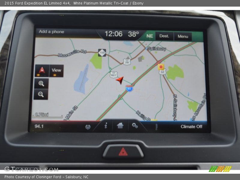 Navigation of 2015 Expedition EL Limited 4x4