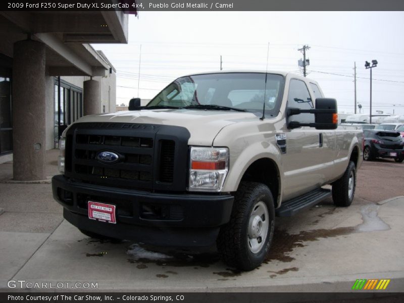 Pueblo Gold Metallic / Camel 2009 Ford F250 Super Duty XL SuperCab 4x4