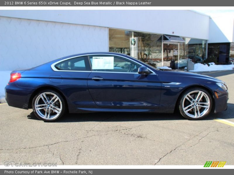  2012 6 Series 650i xDrive Coupe Deep Sea Blue Metallic