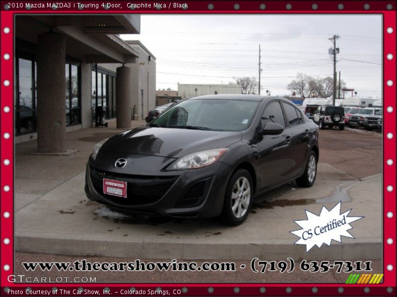 Graphite Mica / Black 2010 Mazda MAZDA3 i Touring 4 Door