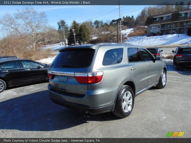 Mineral Gray Metallic / Black 2011 Dodge Durango Crew 4x4