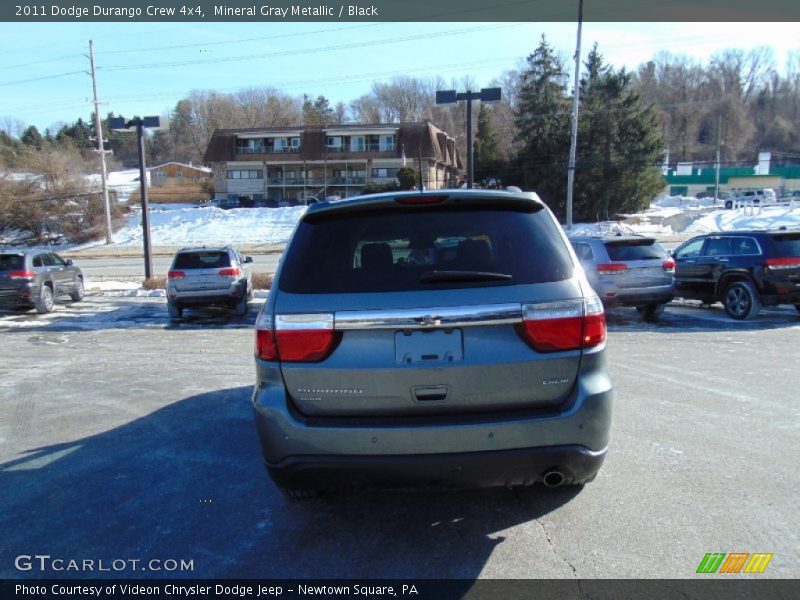 Mineral Gray Metallic / Black 2011 Dodge Durango Crew 4x4