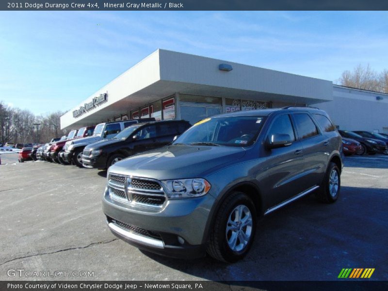 Mineral Gray Metallic / Black 2011 Dodge Durango Crew 4x4