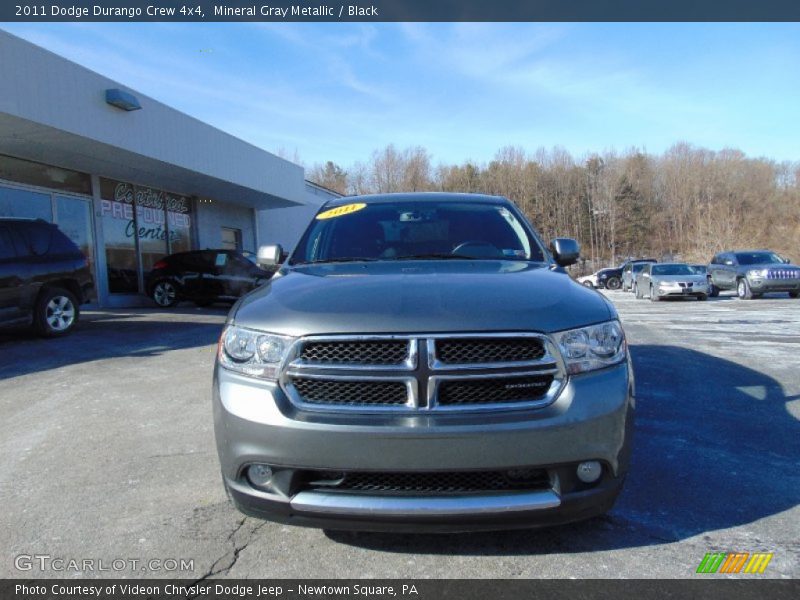 Mineral Gray Metallic / Black 2011 Dodge Durango Crew 4x4