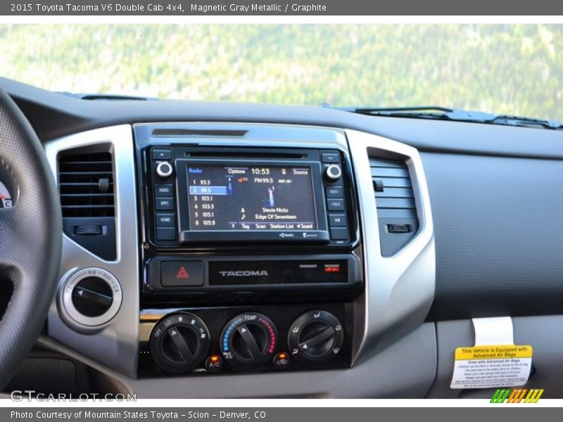Magnetic Gray Metallic / Graphite 2015 Toyota Tacoma V6 Double Cab 4x4