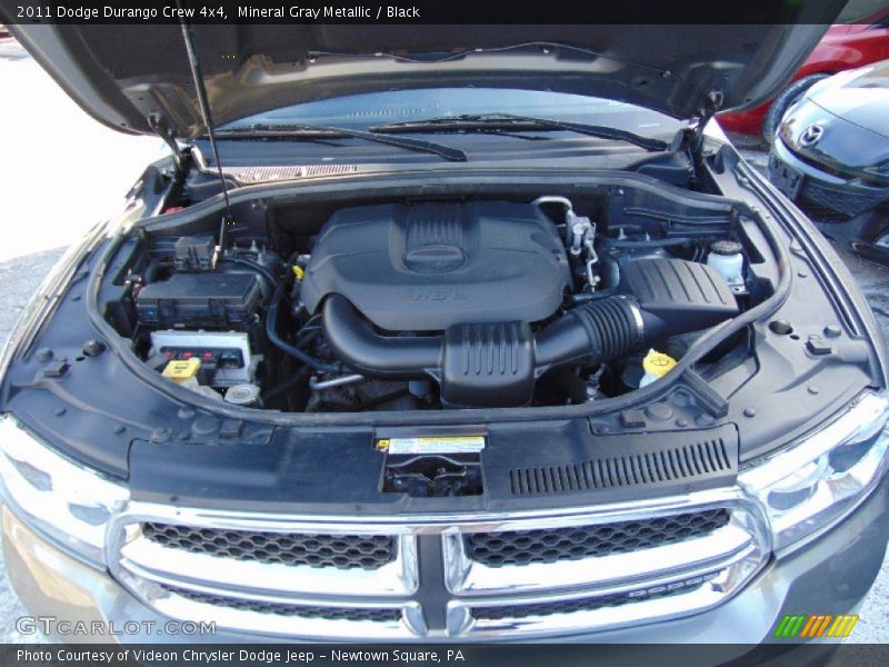 Mineral Gray Metallic / Black 2011 Dodge Durango Crew 4x4