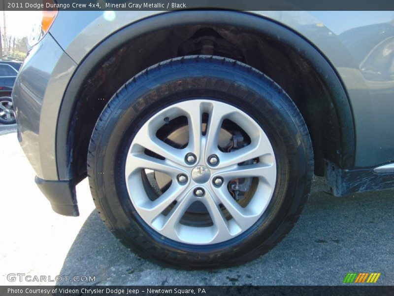 Mineral Gray Metallic / Black 2011 Dodge Durango Crew 4x4