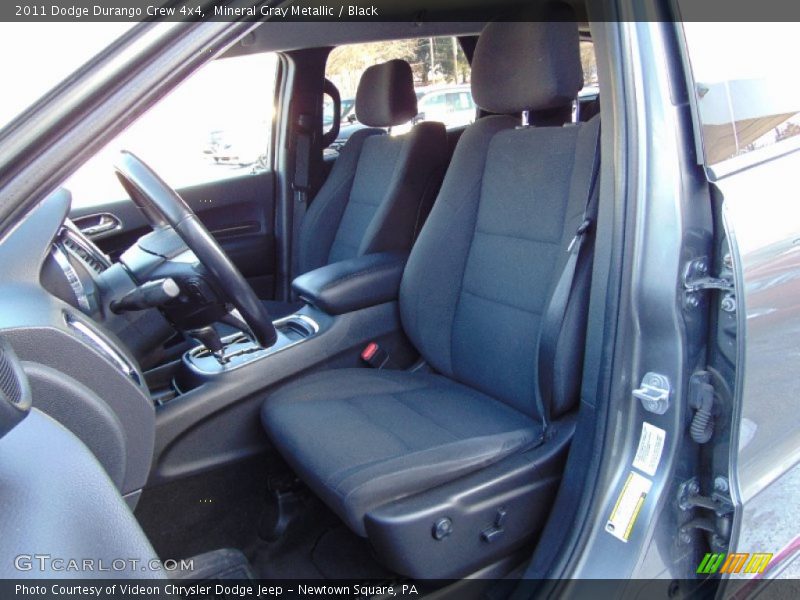 Mineral Gray Metallic / Black 2011 Dodge Durango Crew 4x4