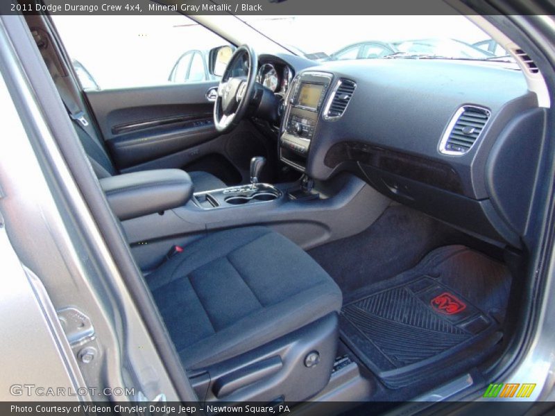 Mineral Gray Metallic / Black 2011 Dodge Durango Crew 4x4