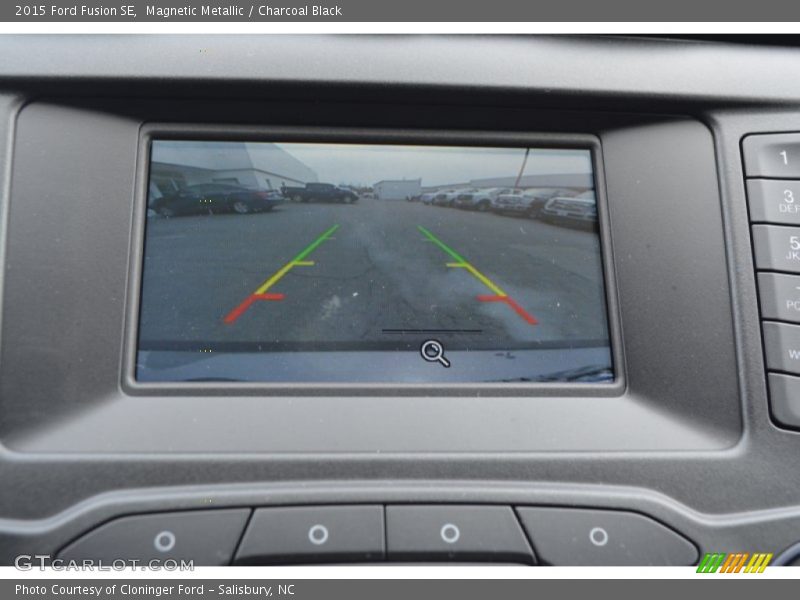 Magnetic Metallic / Charcoal Black 2015 Ford Fusion SE