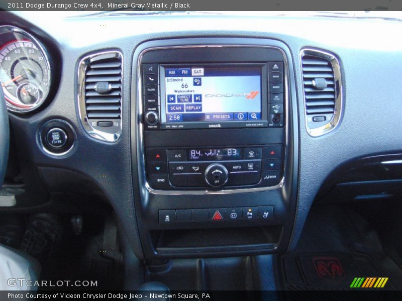 Mineral Gray Metallic / Black 2011 Dodge Durango Crew 4x4