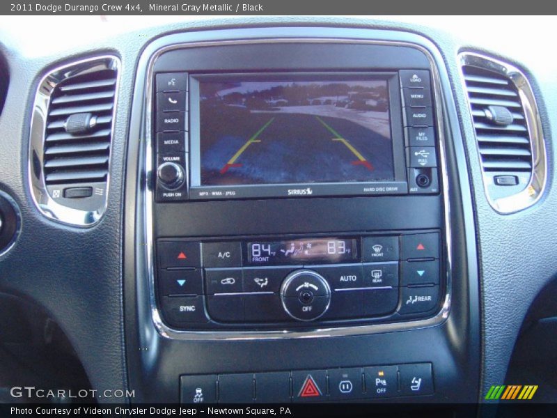 Mineral Gray Metallic / Black 2011 Dodge Durango Crew 4x4