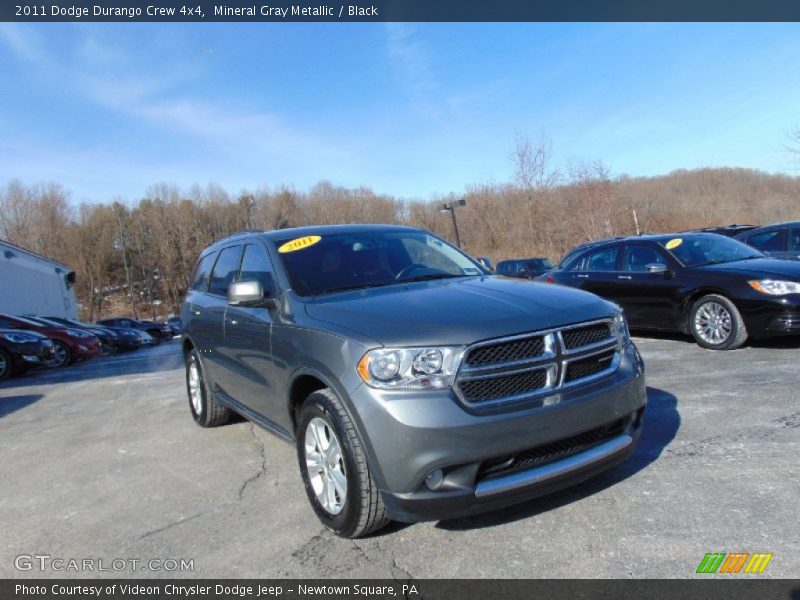 Mineral Gray Metallic / Black 2011 Dodge Durango Crew 4x4