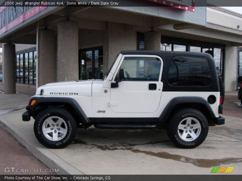 Stone White / Dark Slate Gray 2006 Jeep Wrangler Rubicon 4x4