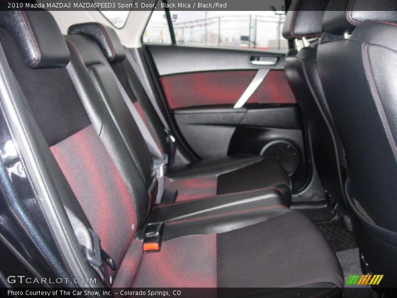 Black Mica / Black/Red 2010 Mazda MAZDA3 MAZDASPEED3 Sport 5 Door