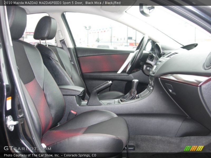 Black Mica / Black/Red 2010 Mazda MAZDA3 MAZDASPEED3 Sport 5 Door