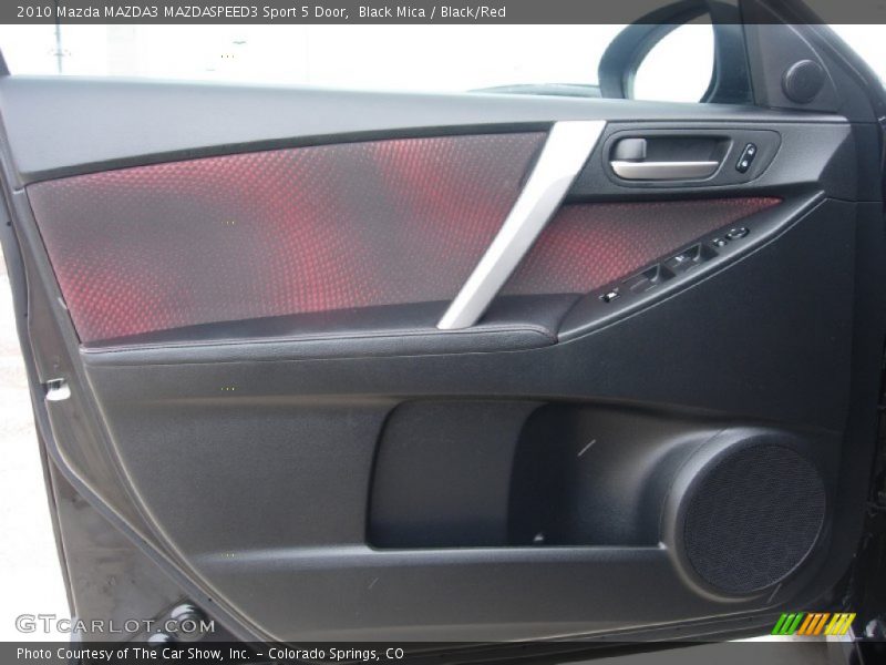 Black Mica / Black/Red 2010 Mazda MAZDA3 MAZDASPEED3 Sport 5 Door