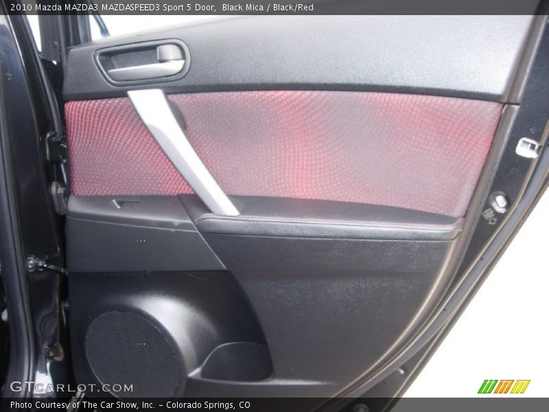 Black Mica / Black/Red 2010 Mazda MAZDA3 MAZDASPEED3 Sport 5 Door